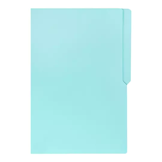 Folder azul APSA tamaño oficio  , paquete con 100  piezas