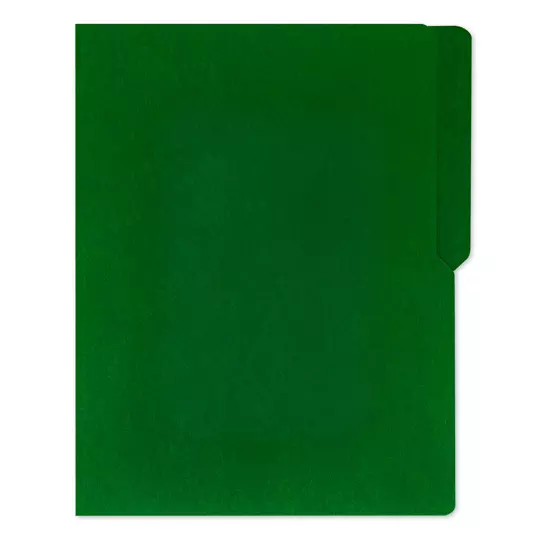 Folder verde intenso APSA tamaño carta , paquete con 100 piezas