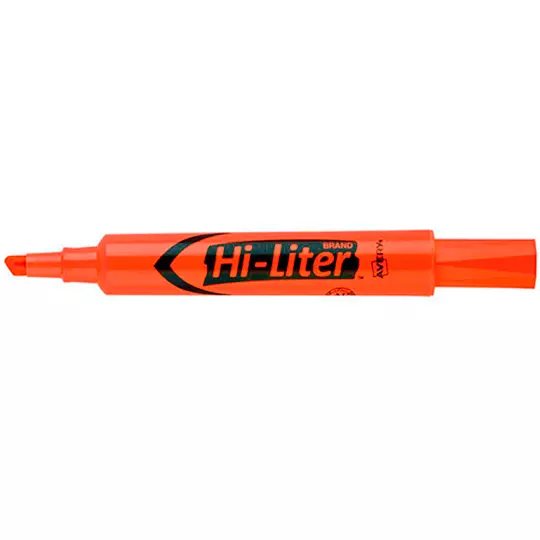 Resaltador Hi-Liter naranja 12 piezas AVERY color naranja