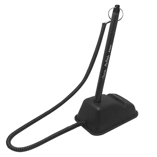 Base para bolígrafo Pin Point incluye 3 bolígrafos color negro punto fino