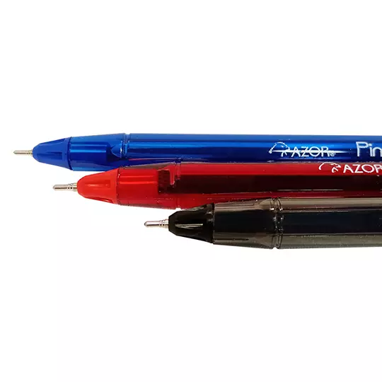 LM-Bolígrafo fino Pin Point 0.7 mm colores surtidos bote con 36 pzas