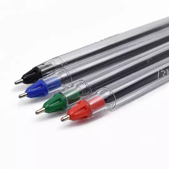 LM-Bolígrafo mediano Pin Point 1.0 mm colores surtidos bolsa con 4 piezas