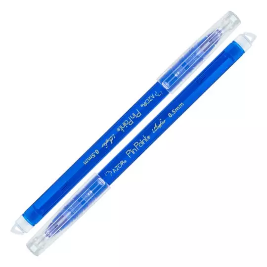 Bolígrafo ultra fino Pin Point 0.5 mm color azul caja con 12 pzas