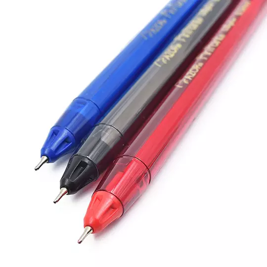 Bolígrafo ultra fino Pin Point 0.5 mm colores surtidos bolsa con 3 piezas