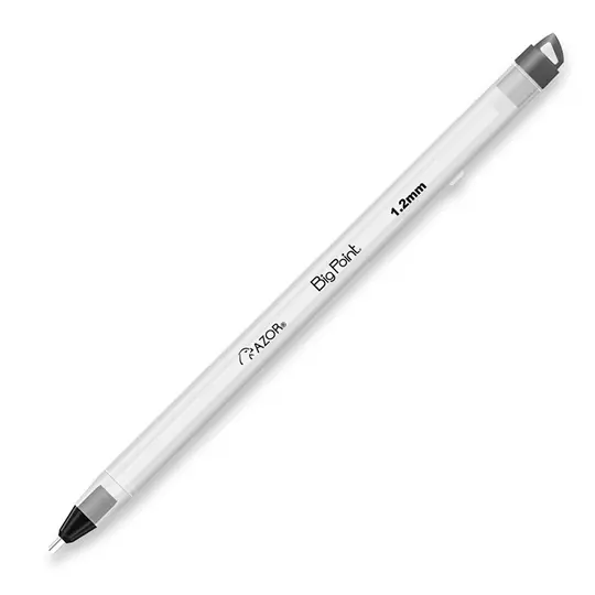 Bolígrafo grueso Big Point 1.2 mm color negro caja con 12 pzas