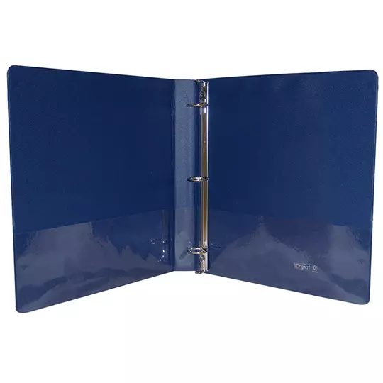 Carpeta básica Kinera carta herraje de 1 pulgada "O" color azul