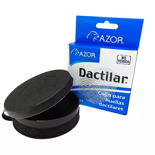 Cojín dactilar Azor color negro.