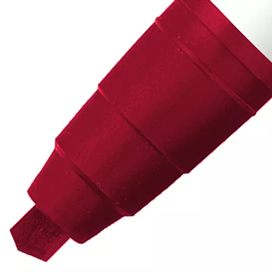 Marcador para pizarrón Magistral Aroma punta cincel 6 mm rojo caja c/12 pzas
