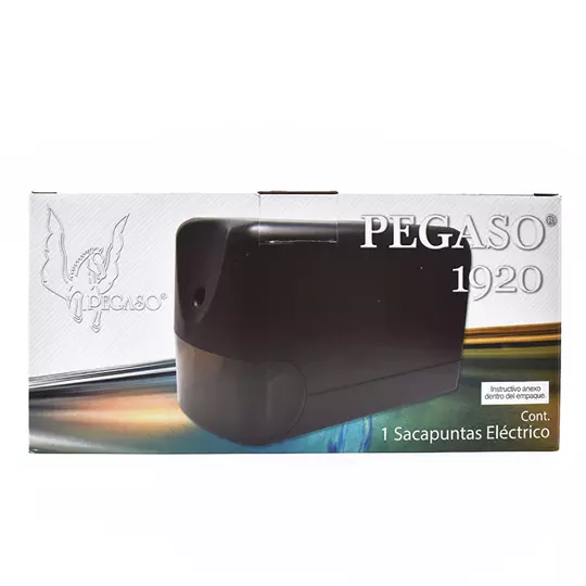 Sacapuntas eléctrico horizontal Pegaso 1920 color negro