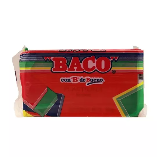 Marqueta de plastilina BACO color rojo 180 gramos