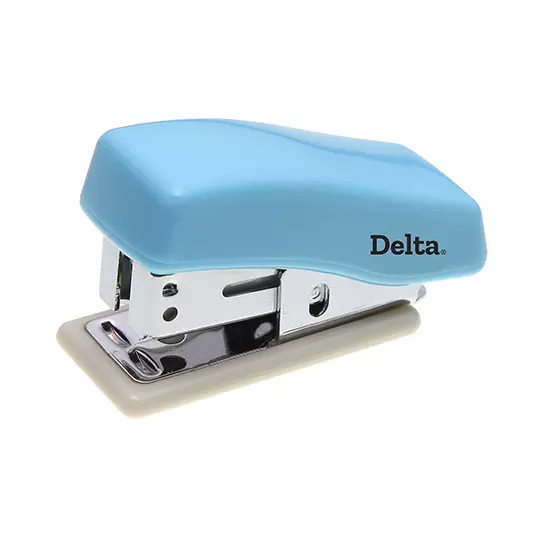 Mini Engrapadora DELTA Escolar DE04 Incluye 500 Grapas