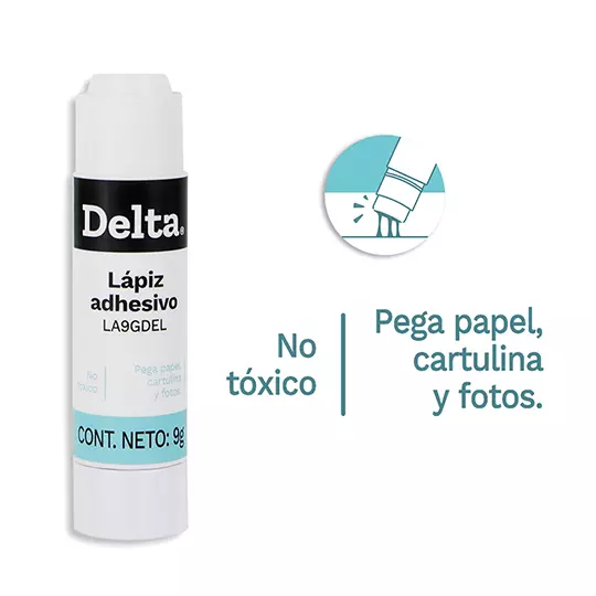 Lápiz adhesivo Delta 9g  Charola 24pz.