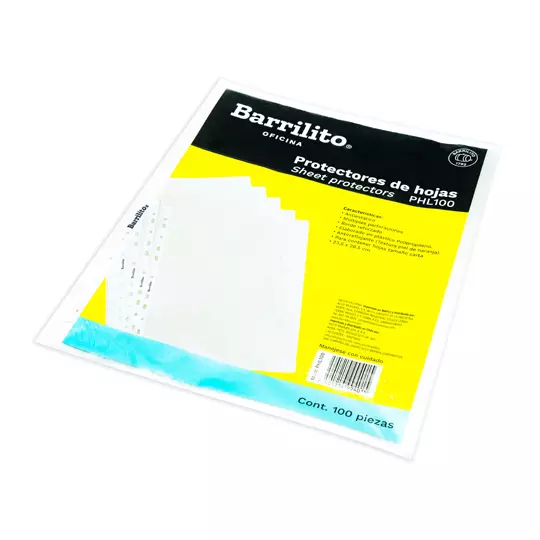 Protector de hojas  Barrilito tamaño carta