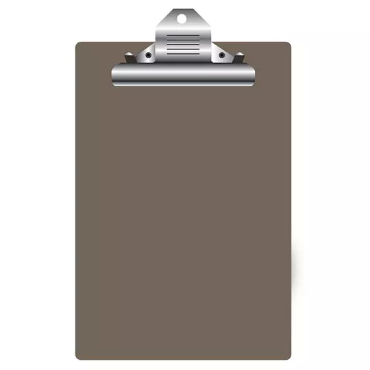 Tabla plástica con clip carta Barrilito base plástico traslucido