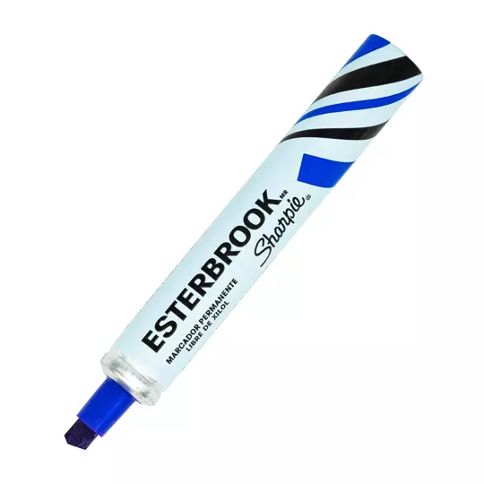 Marcador permanente Esterbrook color azul 1 pieza 3