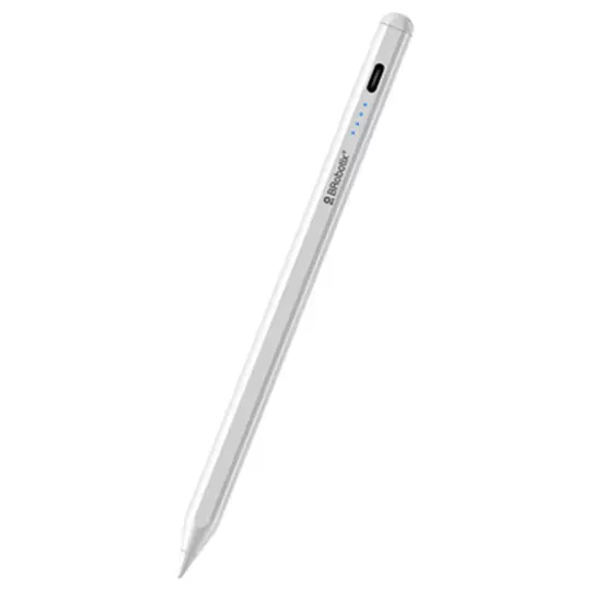 Pluma Para Pantallas Táctiles. Blanco Recargable, BROBOTIX 6006092