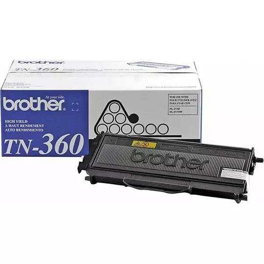 Tóner brother color negro de ultra al rendimiento TN360