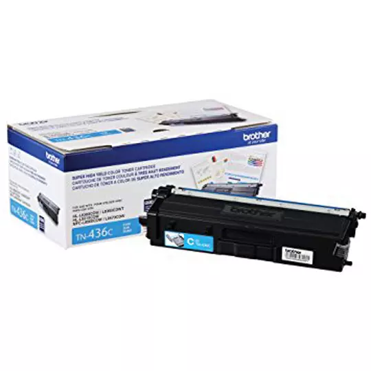 Tóner brother color cian de alto rendimiento TN436C