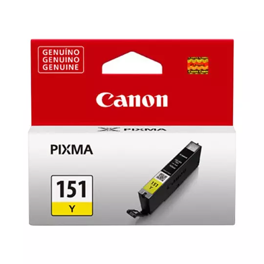 Cartucho Canon para tinta CLI-151 amarilla