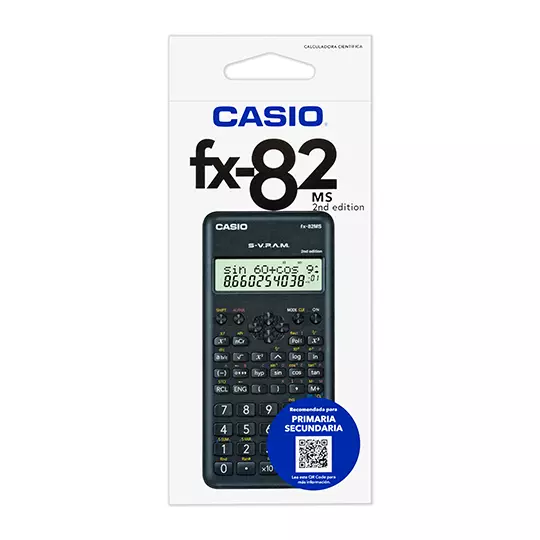 Calculadora científica 240 funciones CASIO 2 lineas en pantalla