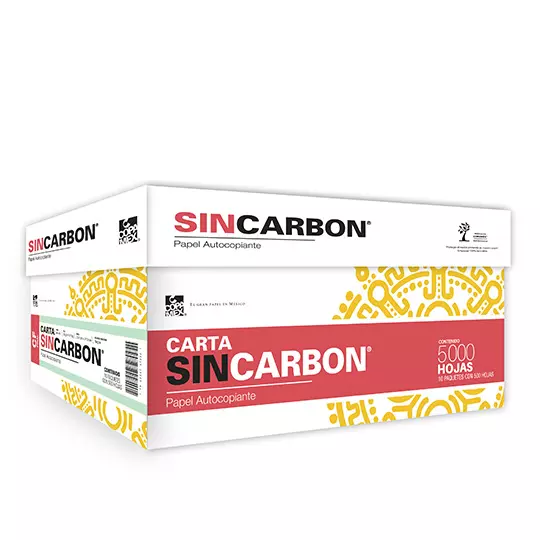 LM-Caja de papel autocopiante final copamex Sin carbon verde 75gr