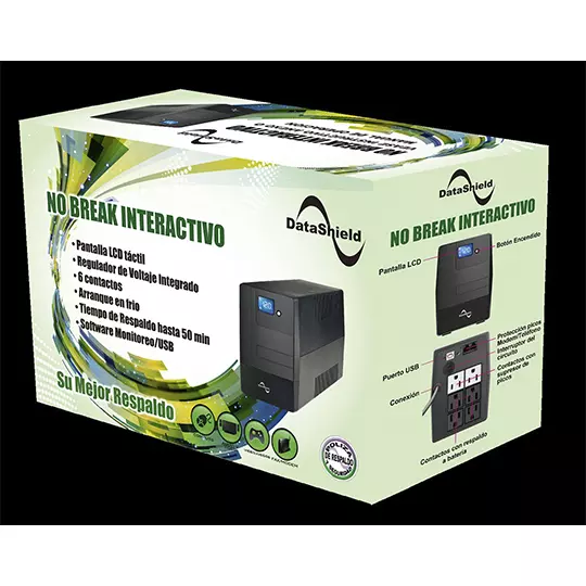 No break, DATASHIELD, 800 VA / 480 W, KS-800 pro