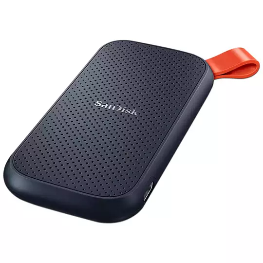 SSD Externo SanDisk Portable, 2TB, USB C3.2, Negro