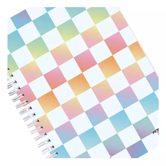 Cuaderno first class profesional 160 hojas  56 g.pastel cuadrado