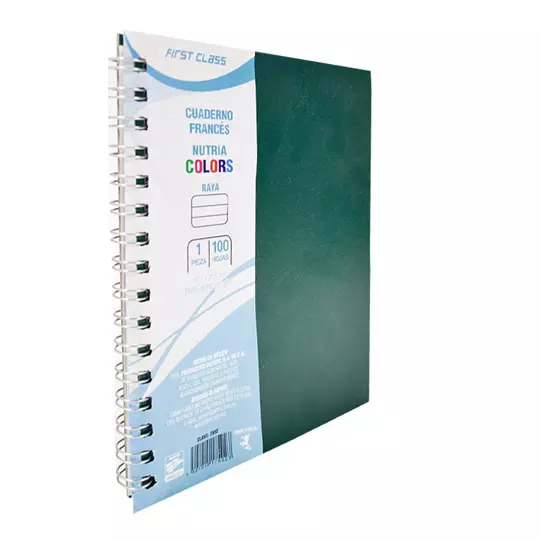 Cuaderno Dietrix forma francesa 100 hojas 75 gramos raya nutria