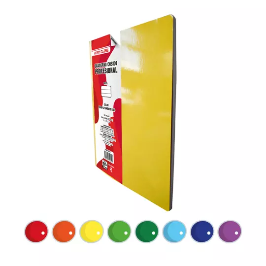 Cuaderno cosido Dietrix profesional raya100 hojas colores surtidos