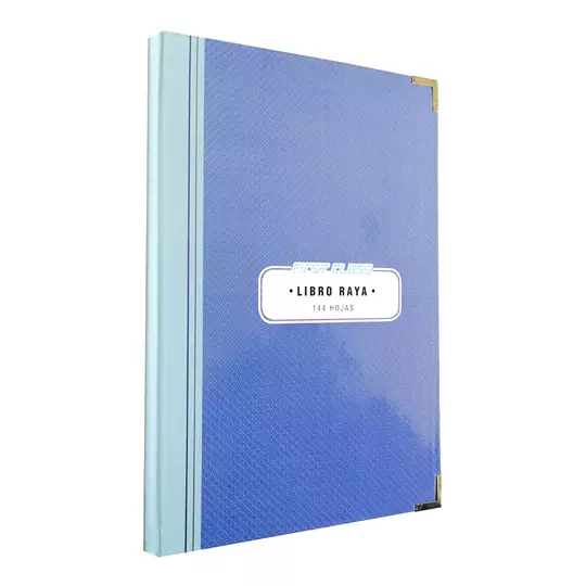 Libro raya frances 144 hojas First Classcolor azul 24.3 x 34.6 cm