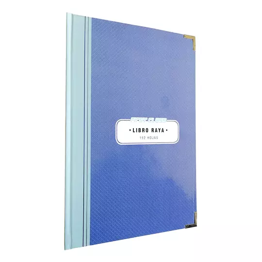 Libro raya frances 192 hojas First Classcolor azul 24.3 x 34.6 cm