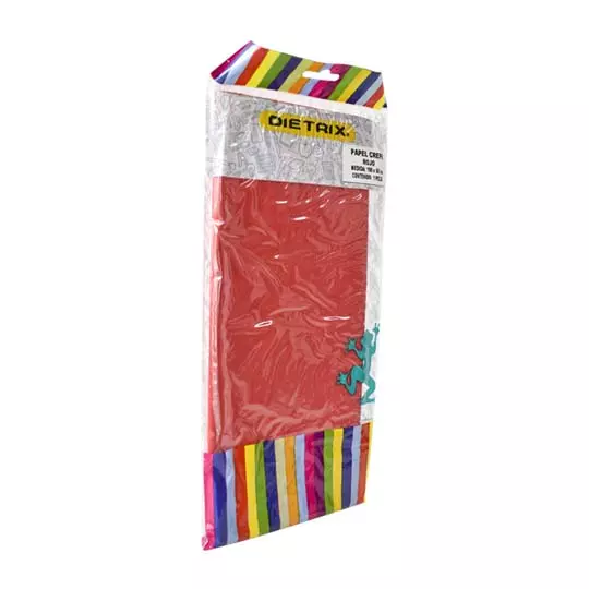 PAPEL CREPE DIETRIX 190 X 50 CM COLOR ROJO 1 PIEZA