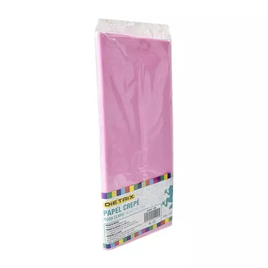 PAPEL CREPE DIETRIX 190 X 50 CM COLOR ROSA CLARO 1 PIEZA