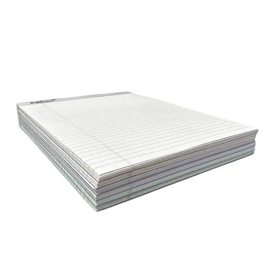 LM-Block de hojas Tops carta colores surtidos rayado con 50 hojas paquete c/6 pz