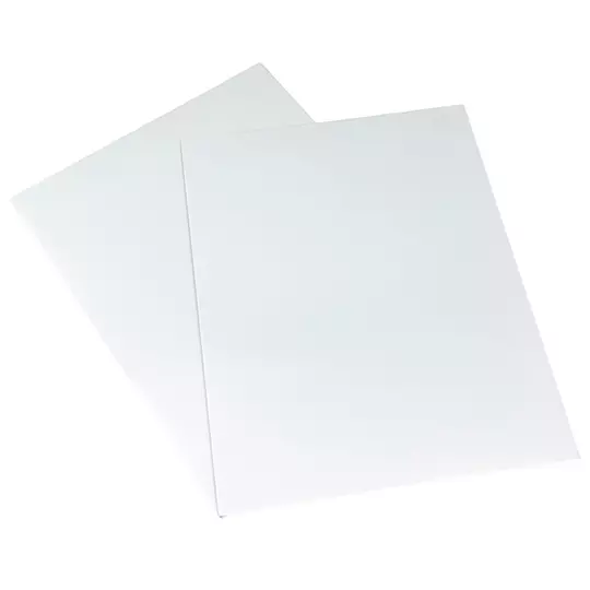 Folder showfolio laminado Oxford carta color blanco caja con 25 pzas