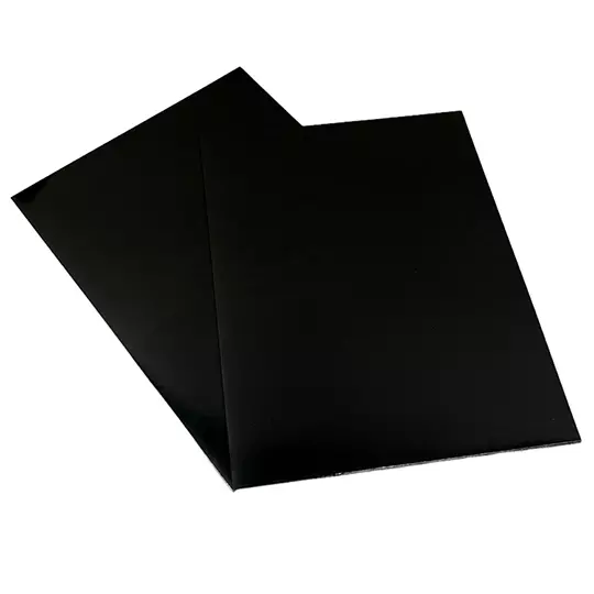 Folder showfolio laminado Oxford carta color negro caja con 25 pzas