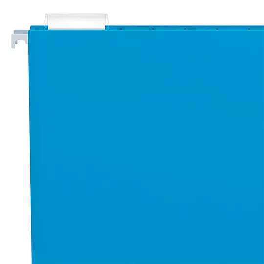 Folder colgante Pendaflex oficio color azul claro caja con 25 pzas