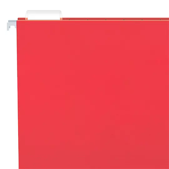 Folder colgante Pendaflex oficio color rojo caja con 25 pzas