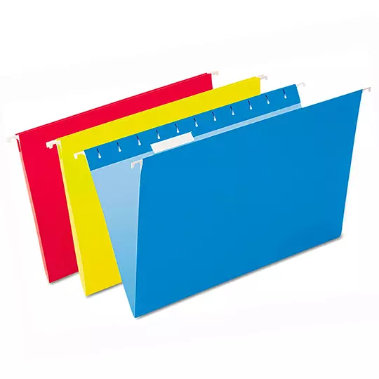 Folder colgante Pendaflex oficio coloressurtidos caja con 25 pzas