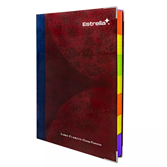 Libro Florete Forma Francesa Raya 1 Pieza 240 Hojas 2