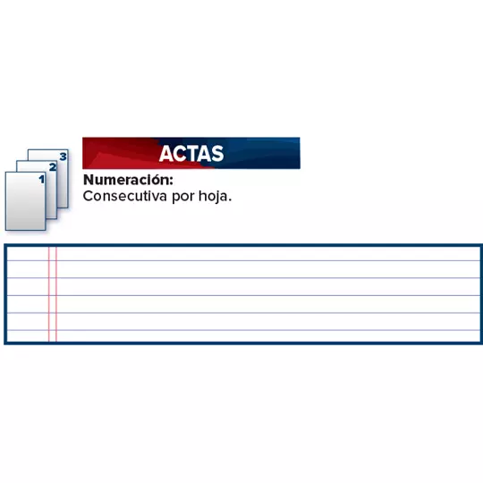 LIBRO FLORETE ACTAS ESTRELLA FORMA FRANCESA 1 PIEZA 192 HOJAS