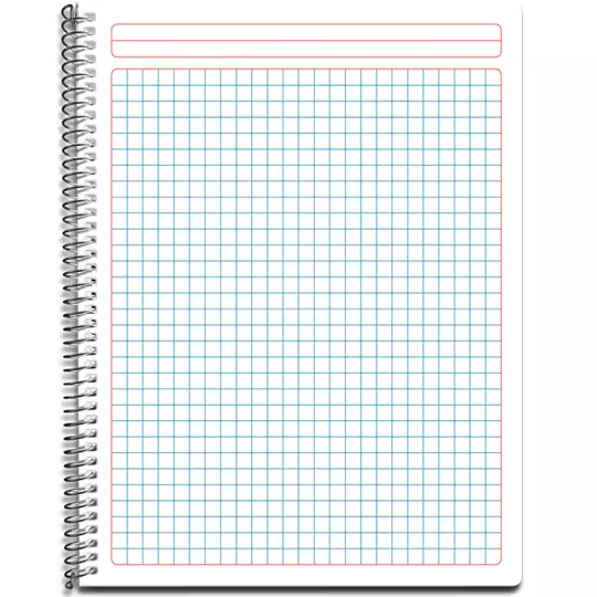 Cuaderno profesional star kid Estrella cuadro grande 7 mm 100 hojas