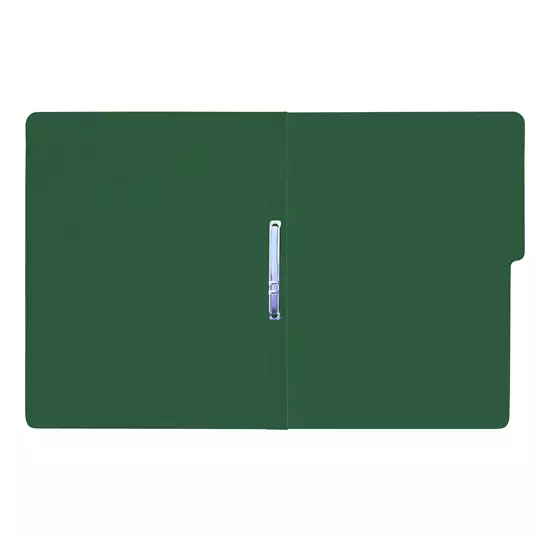Carpeta pressboard con broche Fortec carta verde obscuro paquete c/10 pzs