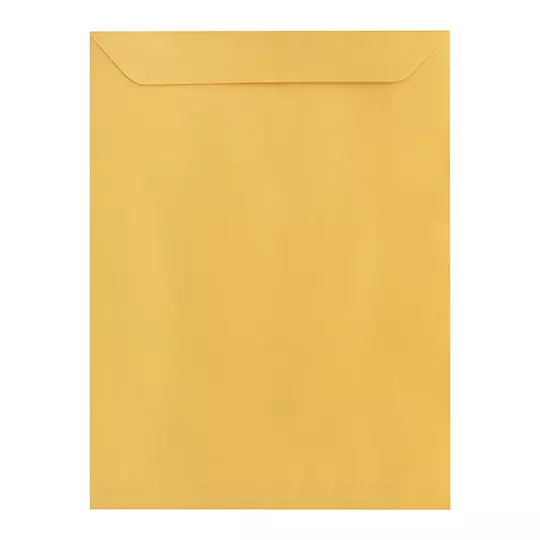 Sobre kraft engomado Fortec carta caja con 50 piezas