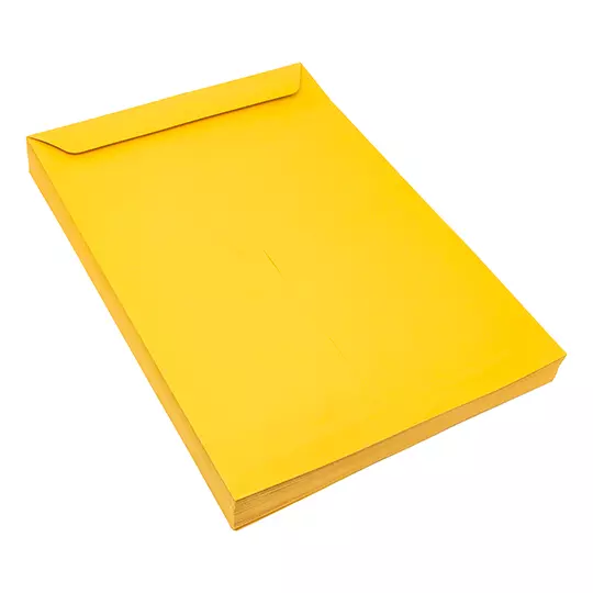 Sobre kraft engomado Fortec oficio caja con 50 piezas