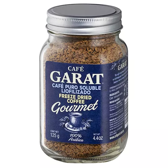 Café soluble Garat liofilizado de 125 GR.