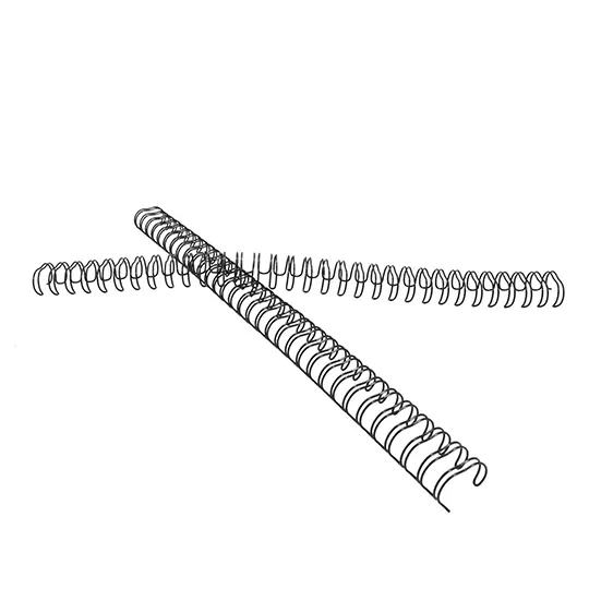 ARILLO METALICO TWIN LOOP COLOR NEGRO DE7/16 PULGADAS, CAJA CON 20 PIEZAS