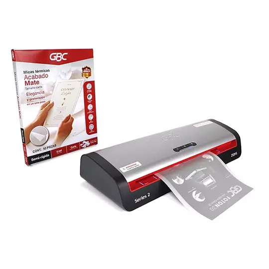 Mica térmica GBC  5 milésimas tamaño carta mate 50 piezas
