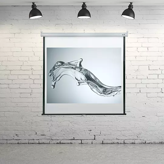 Pantalla de proyección de pared GBC 70" pantalla de pared manual